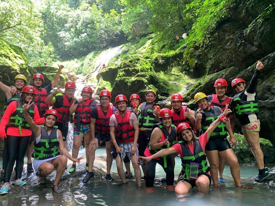 Aventura en cascadas